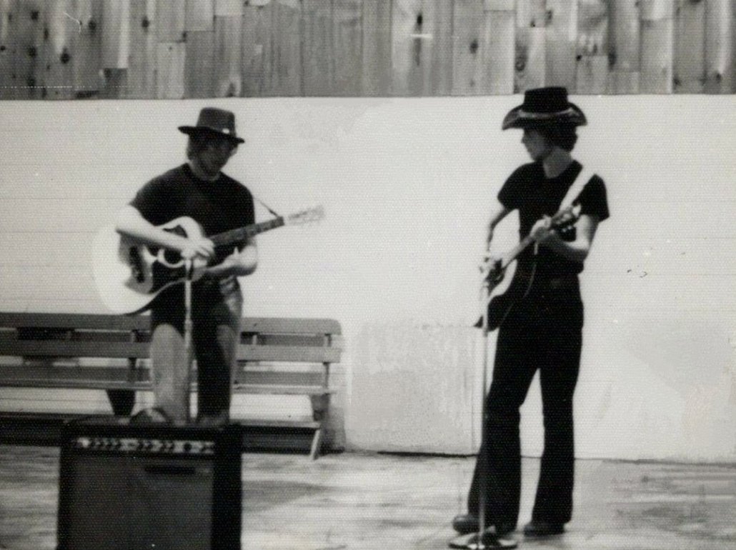 Watching the River - Terry Webster & Jeff Ton playing guitars - 17-year-old self